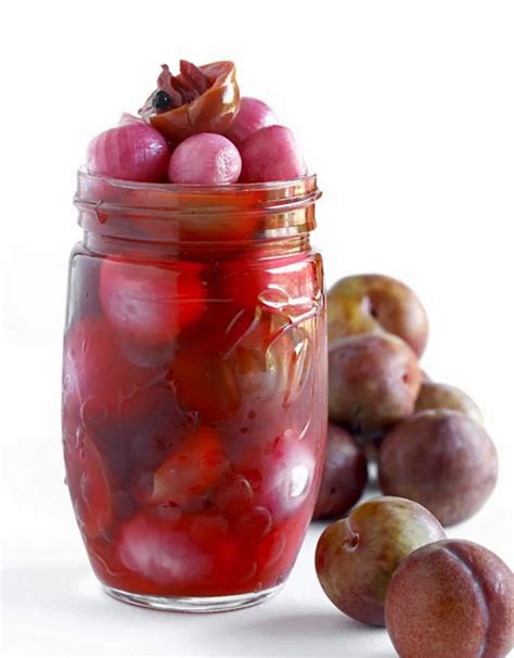 Pickled Plums And Onions Home Canning Recipe Food