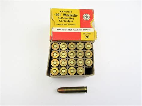 Collectible Kynoch 401 Winchester Self Loading