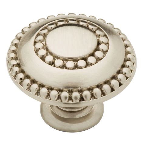 X 24 in.) the 60 in. Liberty Double Beaded 1-3/8 in. (35mm) Satin Nickel Round Cabinet Knob-PBF808C-SN-C - The Home Depot