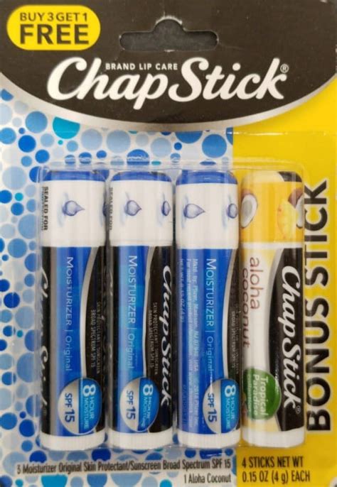 Chapstick Aloha Coconut Lip Balm Pack Walmart Com