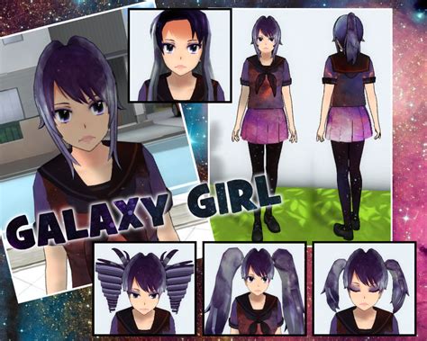 Galaxy Girl Yandere Simulator Skin By Great Snakes On Deviantart