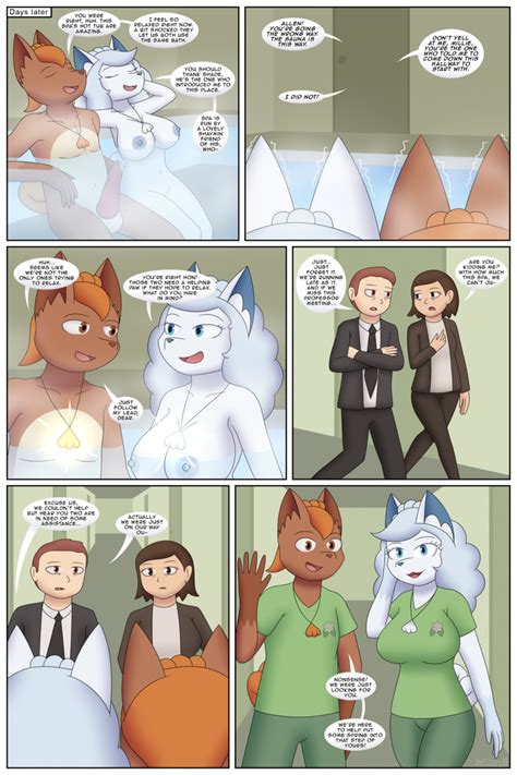 Rule 34 Alolan Form Alolan Vulpix Anthro Big Breasts Breasts Clothed Clothing Colored Comic