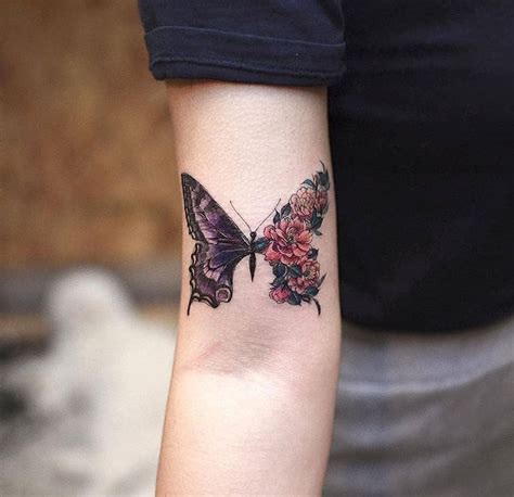 Realistic Butterfly Tattoo Butterfly Tattoos For Women Butterfly