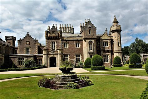 Abbotsford House Near Melrose Is Connected With Sir Walter Scott