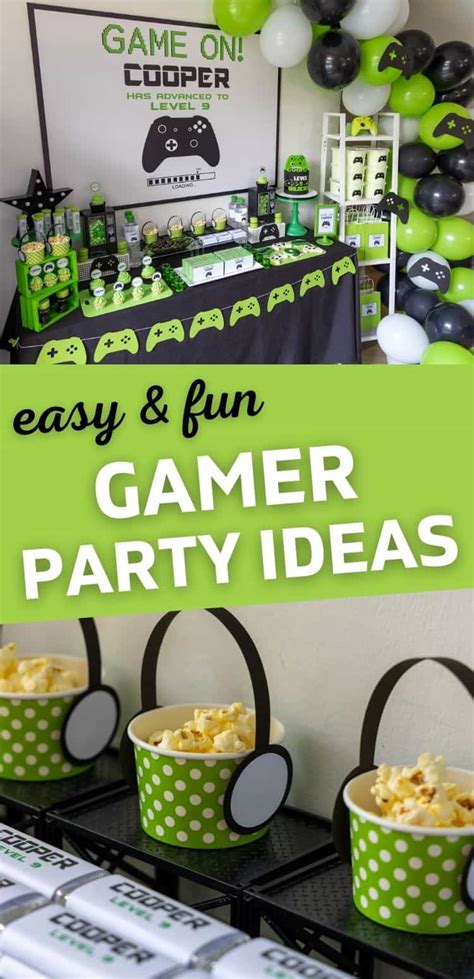 Best Gaming Birthday Party Ideas For 2023 Parties Made Personal