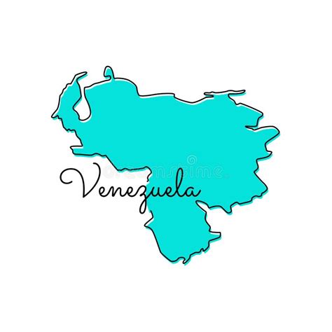 Map Of Venezuela Vector Design Template Stock Vector Illustration Of