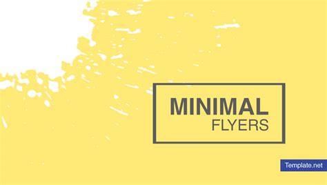 20 Minimal Flyer Designs And Templates Psd Ai Indesign