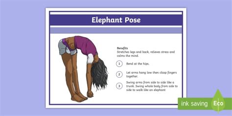 Yoga Elephant Pose Step By Step Instructions Teacher Made