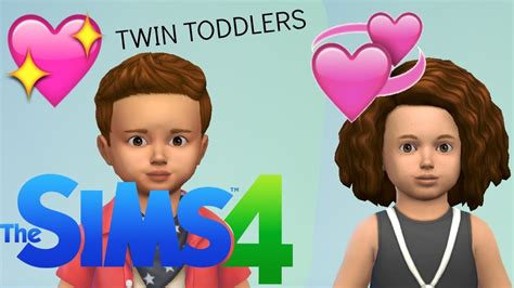 The Sims 4 Toddler Twins Cas Toddlers Are Back Youtube