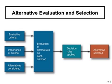 Ch016 Alternative Evaluation And Selection