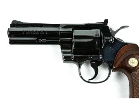 Lot Colt Python 357 Magnum Revolver