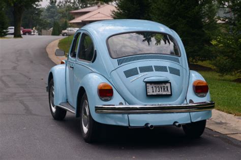 1974 74 Vw Volkswagenâ€“classic Beetle Bug No Reserve Baby Blue Auto