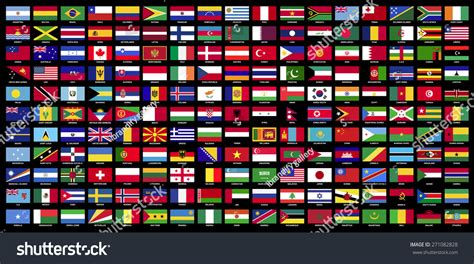 All Sovereign States Recognized By Un Collection Flags Of The World