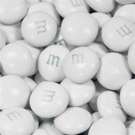 5 Lb White Mandms Chocolate Bulk Candy 2500 Pcs