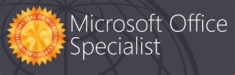 Microsoft Office Specialist Certifications