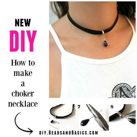Diy How To Make A Choker Necklace Diy