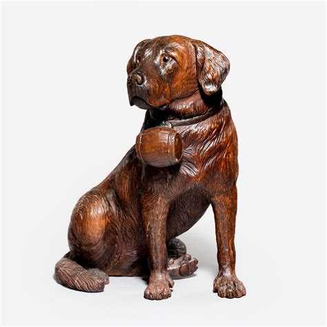 Antique Black Forest Carved Dog Richard Gardner Antiques
