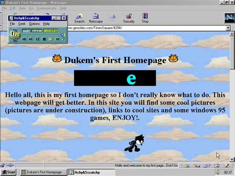 Developing Your Own Website With Geocities Nostalgia