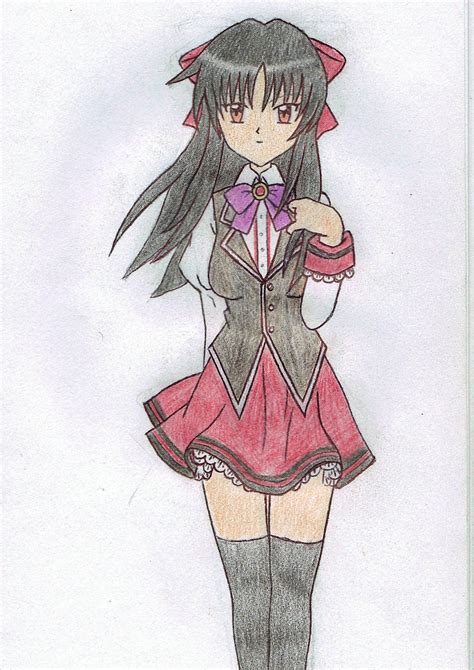 Anime Schoolgirl Drawing Reference Anime School Girl Anime Drawing
