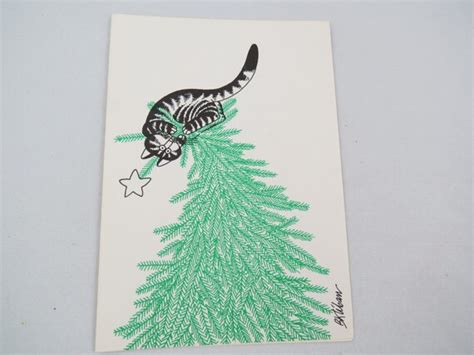 Kliban Cat Christmas Cards B Kliban Catcards 1978 Kliban