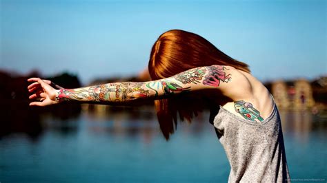 Tattoo Girl Wallpaper 1280x800 Wallpapersafari