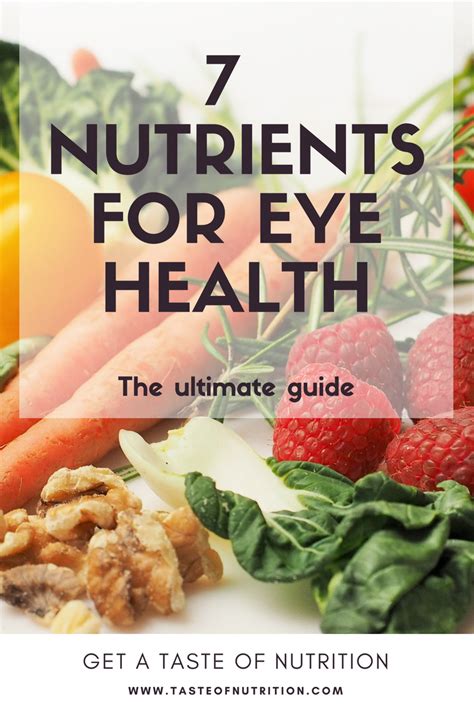 7 Nutrients For Eye Health Eye Health Food Lentil Nutrition Facts
