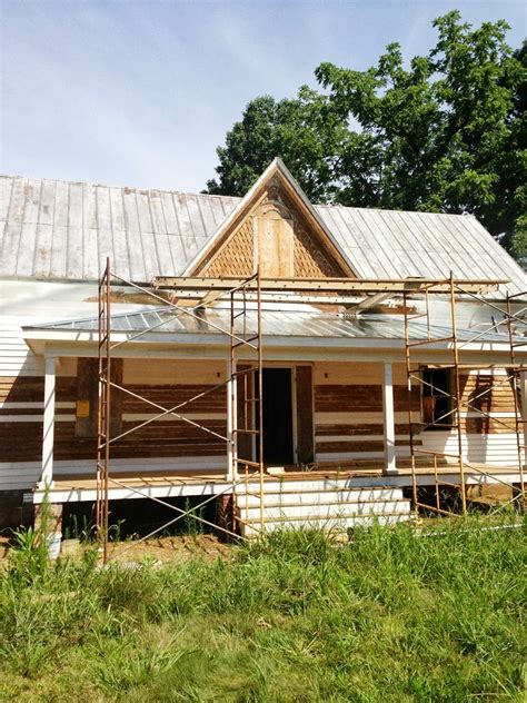 Learn about the metal roof tax credit! The Ledford-Colley House: A White Farmhouse with a Metal ...