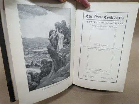 The Great Controversy Ellen G White 1907 Vintage Between Christ And