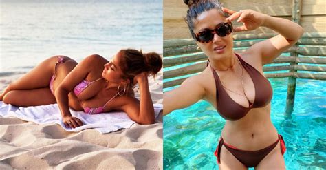 Jennifer Lopez Vs Salma Hayek Whose Instagram Bikini Photos Reign