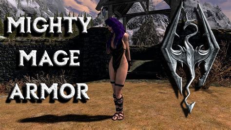 Skyrim Remastered Sexy Mighty Mage Armor Mod For Women Showcase
