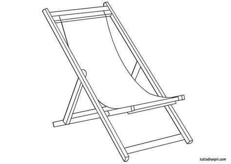 Personalised deck chairs are ideal for your next trade show or exhibition. Sedia a sdraio: disegno da colorare - TuttoDisegni.com ...