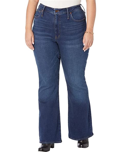 Madewell Curvy Skinny Flare Jeans In Colleton Wash Zappos Com
