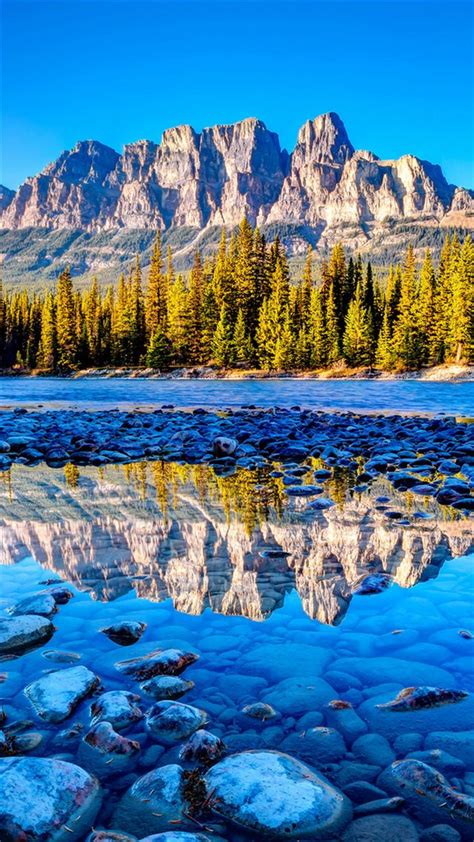 Beautiful Banff National Park Iphone 8 Wallpapers Free Download
