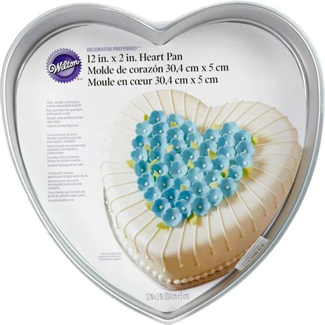 Wilton Decorator Preferred 12x2 Cake Pan Heart 2105 607 Walmart