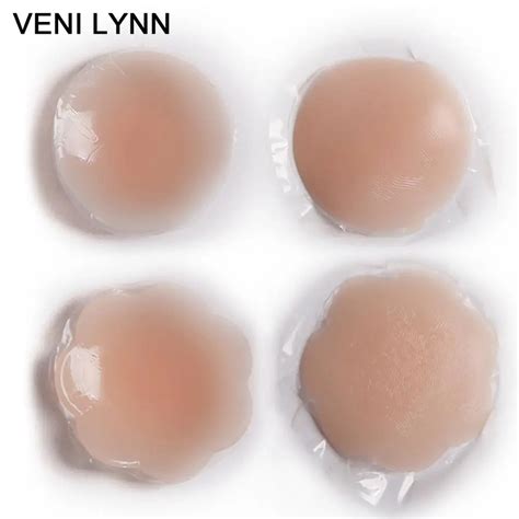 Veni Lynn Women Reusable Breast Stickers Invisible Silicone Chest Pad