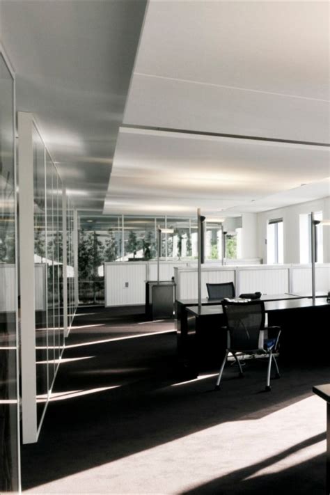 Modernes Bürodesign Innenarchitektur Großraumbüro Modernes Design