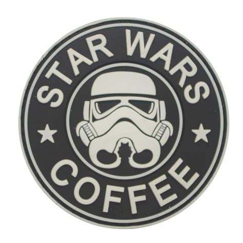 Stormtrooper Coffee Star Wars Pvc Cosplay Patch With Velcro
