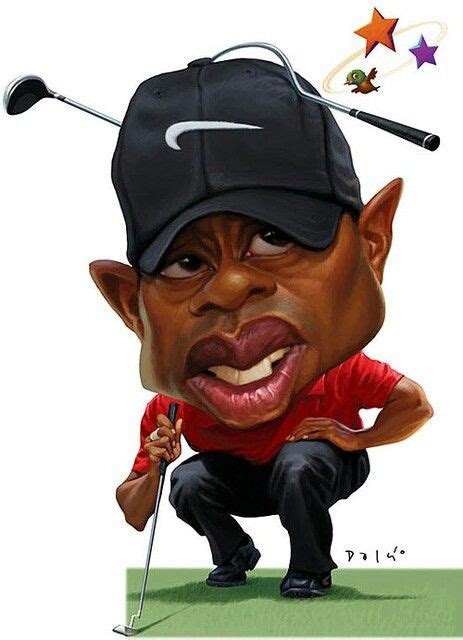 Tiger woods was behind the wheel of both. Tiger woods | Caricaturas graciosas, Caricaturas de ...