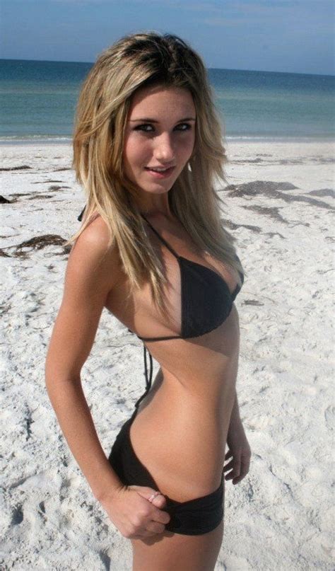 Very Pretty Innocent Teen Posing In Black Bikini On Beach For Facebook Funs Lovely Eyes Cute