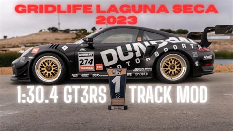 Porsche GT3RS 1 30 4 Laguna Seca YouTube