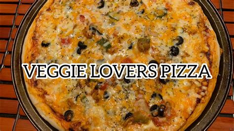 Veggie Lovers Pizzavery Quick And Easy Recipe Youtube