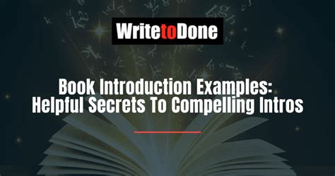 Book Introduction Examples Helpful Secrets To Compelling Intros