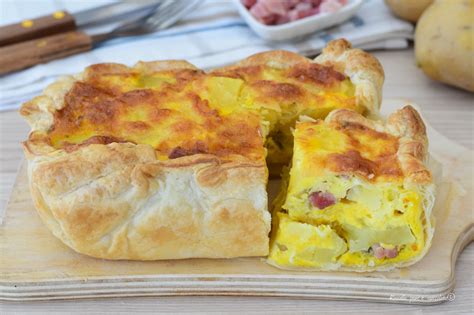 Maybe you would like to learn more about one of these? Torta di PATATE Scamorza e Prosciutto con Pasta Sfoglia da ...