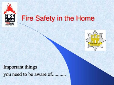 Ppt Fire Safety In The Home Powerpoint Presentation Free Download
