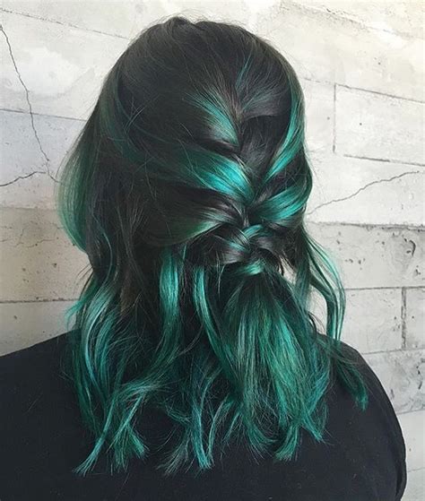 Towel dry your hair and blow dry it till its completely dry. Deep Green Sea... By Butterfly Loft stylist Nicole Bellows ...