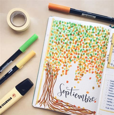 Fall Themed Bullet Journal Cover Pages Sheena Of The Journal