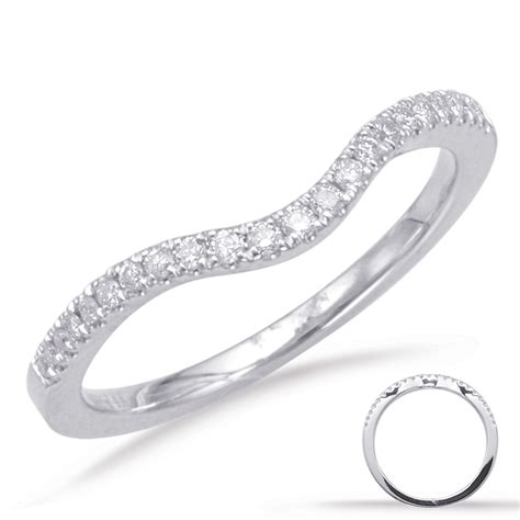 Classic Curved Diamond Wedding Band Jensen Jewelers