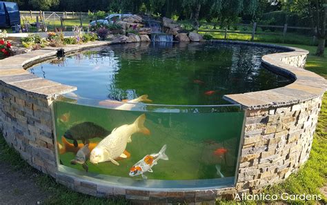 Koi Pond Window Frames And Glass Atlantica Gardens