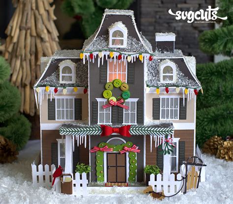 3d svg house - Google Search | Christmas home, Christmas house