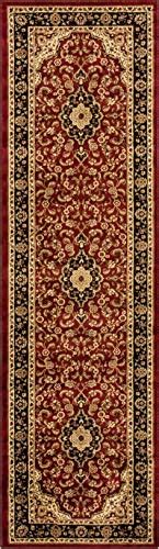Noble Medallion Red Persian Floral Oriental Formal Traditional Rug 3x10